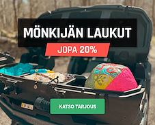 Jopa -20 % mönkijän laukuista 
