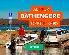 Alt for båthengere – opptil -20%