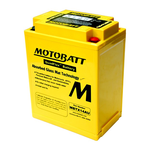 Motobatt - MBTX14AU (YTX/YB14)
