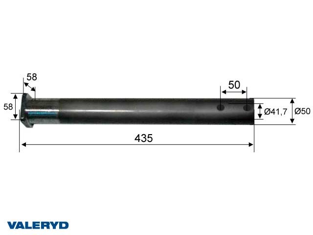 Dragrör AL-KO Ø50/41,7 mm, 161S