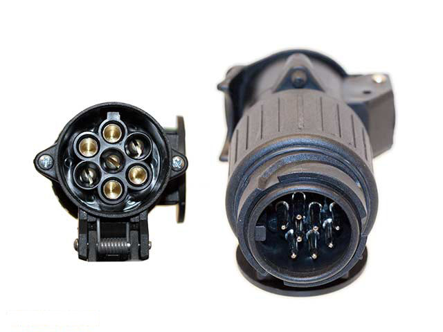 Stickpropp adapter LED 13-7pol. plast