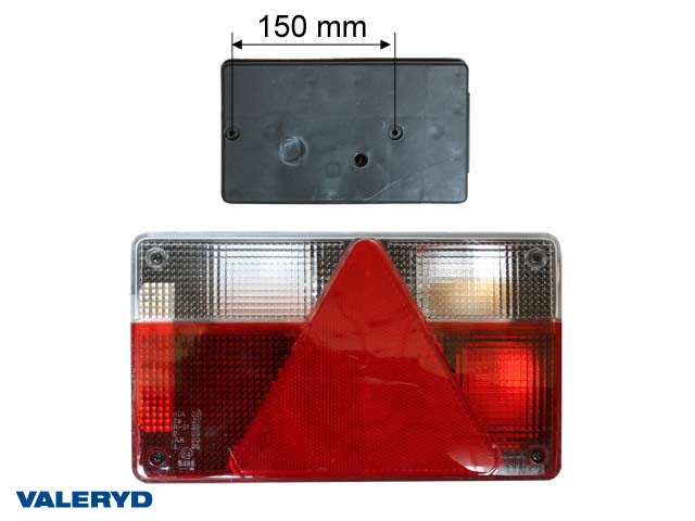 Baklampa Ajba Höger L140xB235xH50 med dimljus