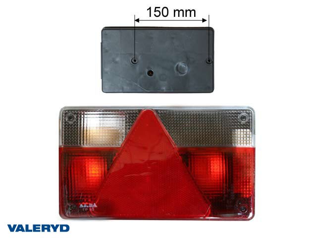 Baklampa Ajba Vänster L140xB235xH50 med bakljus