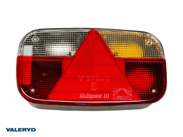 Baklampa Aspöck Multipoint III Höger L244xB138xH60 med backljus 5-pol