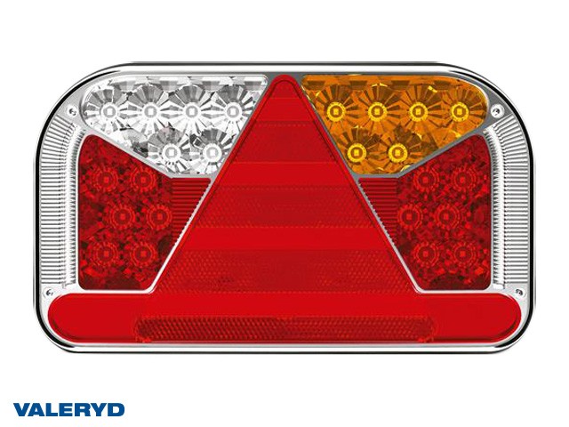 LED Baklampa Höger L240xB140xH55 12/24V reflex, skylt-, dim- och backljus