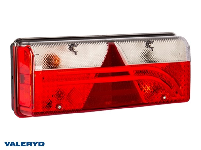 LED Baklys Aspöck Europoint III Ve 400x153x88mm refleks, tåkelys, 7 ledare. ASS2