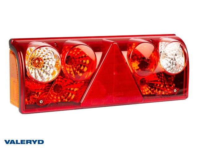 LED Baklampa Aspöck Europoint II Vä 426x154x85mm reflex, dimljus, 7 pol. ASS2