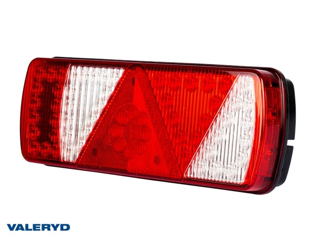 LED Baklys Aspöck Ecoled Hø 350x131,80x71mm refleks, tåkelys, 7 ledare. ASS2