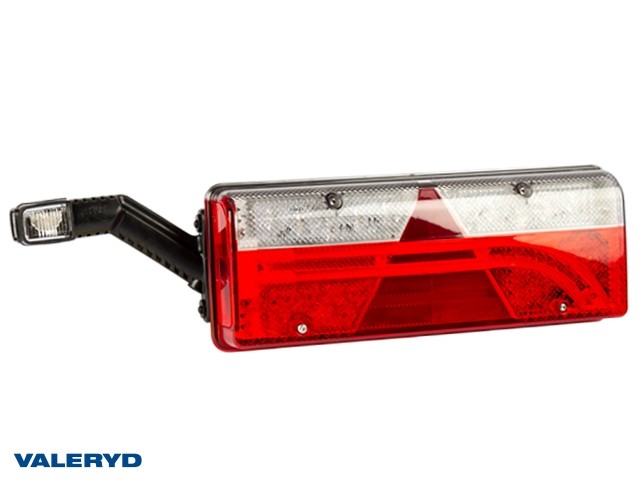 LED Baklys Aspöck Europoint III Ve 400x153x88mm refleks, tåkelys, 7 ledare. ASS2