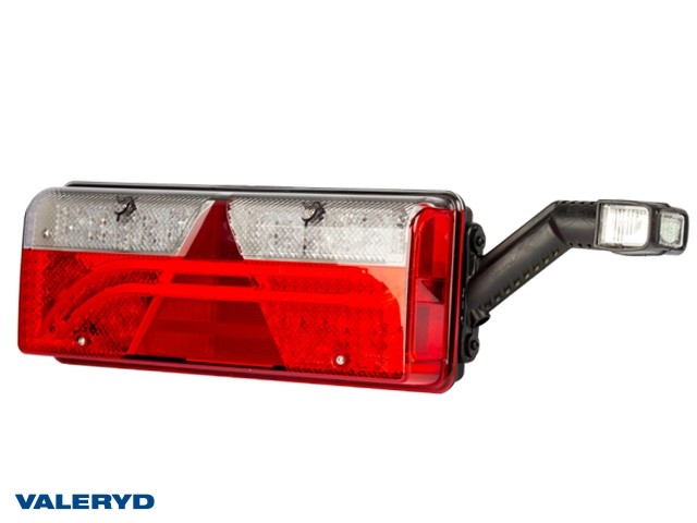 LED Baklys Aspöck Europoint III Hø 400x153x88mm refleks, tåkelys, 7 ledare. ASS2