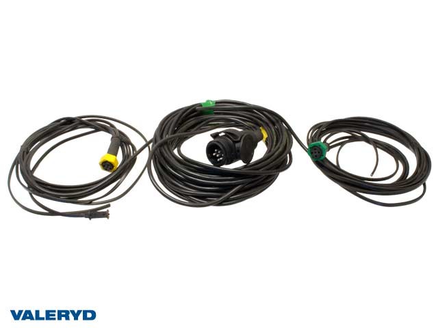 Huvudkabel 13-pin, 11,5m + 2x8,1m, dim- o 2 backljus