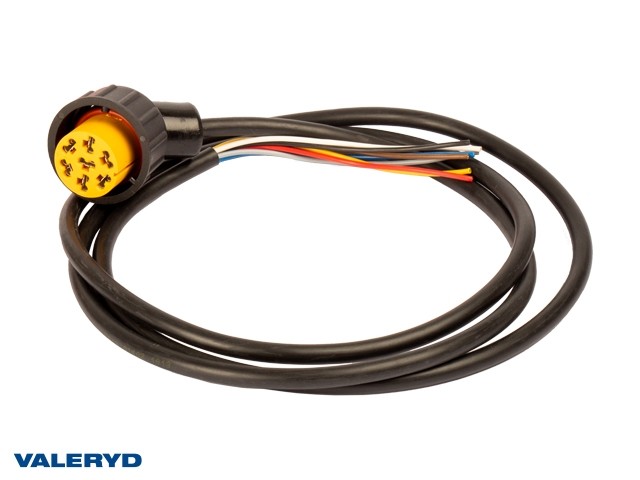 Adapter Aspöck Ve gul 7-ledare til ASS2 1,6m kabel