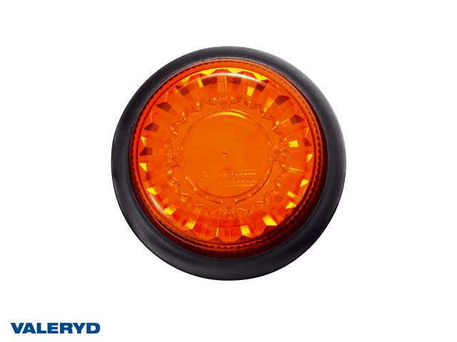 LED Varninglys gul skrue montering, 1,5m kabel