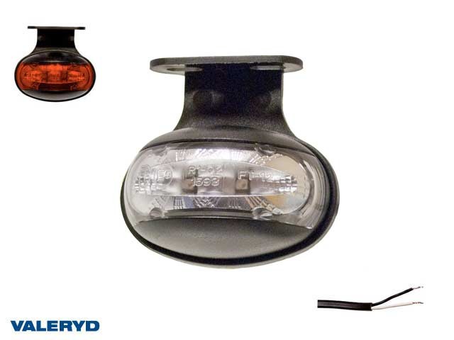 LED Positionsljus Valeryd 65x60x35 röd 12-30V inkl. 450 mm kabel