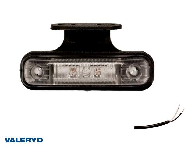 LED Positionsljus Valeryd 80x30x23 vit 12-30V inkl. 450 mm kabel