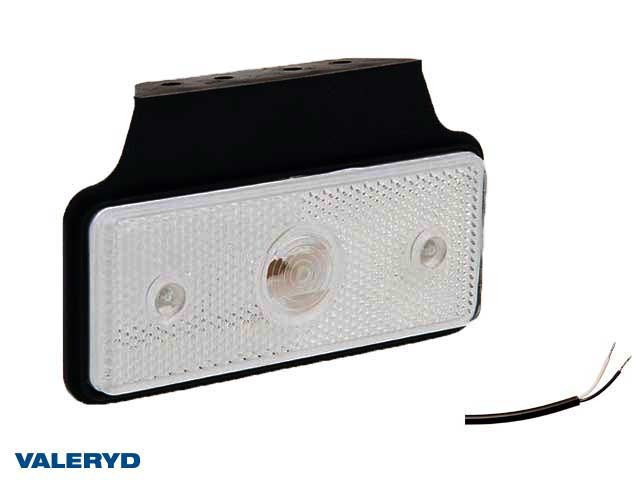 LED Positionsljus Valeryd 118x72x30 vit 12-30V inkl. 450 mm kabel