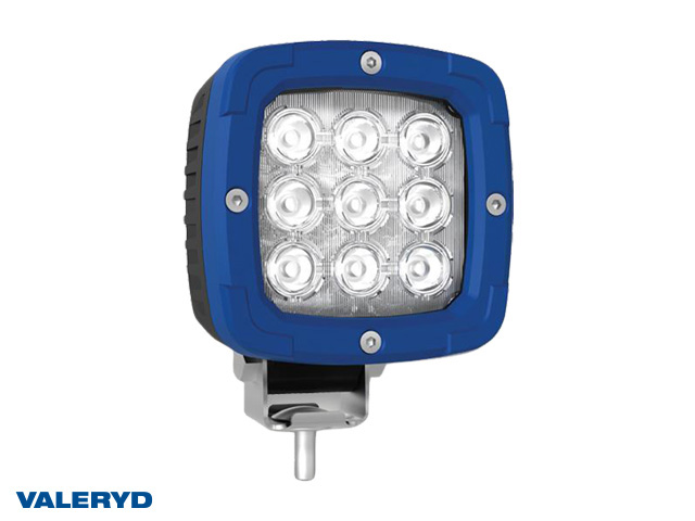 LED Arbetslampa aluminium 2800 Lm, 12/24V 1,4m kabel. Skruvfäste