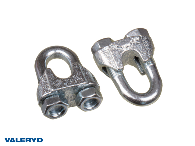 Vajerlås 6mm galvaniserad (2-pack)