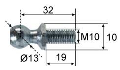 Kulebolt L=20 M10