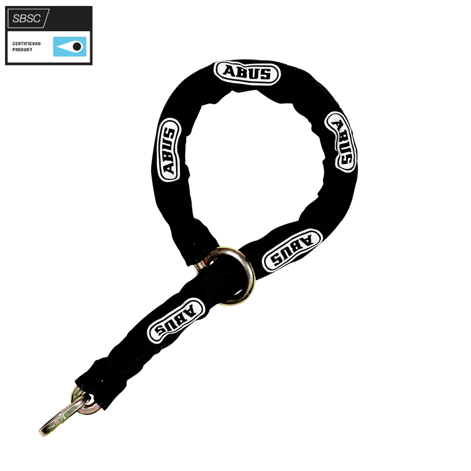 ABUS Kjede klasse 3 - 150 cm med tekstiltrekk