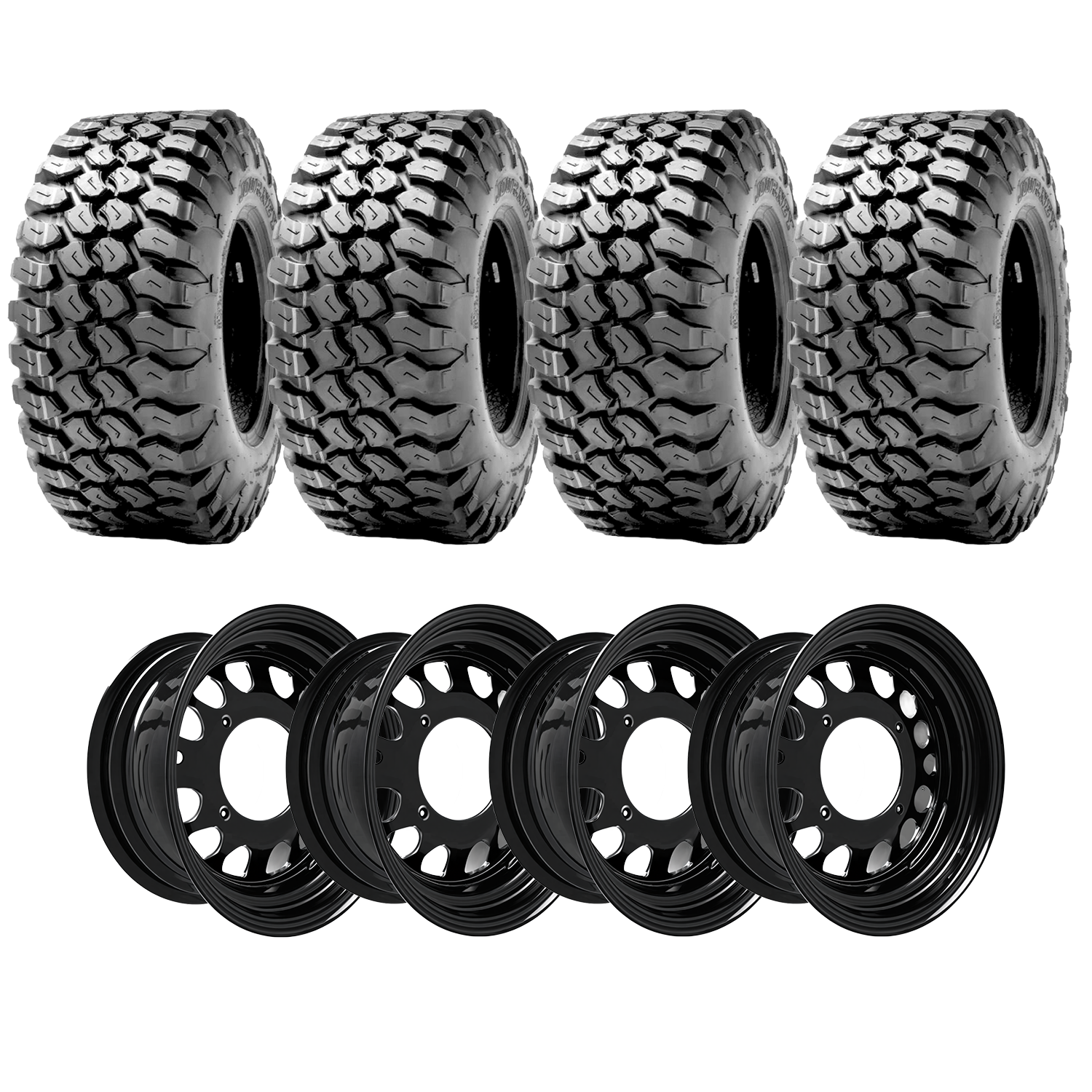 ATV Hjul 4/110 P3139 HardTrail 25x12 Stål