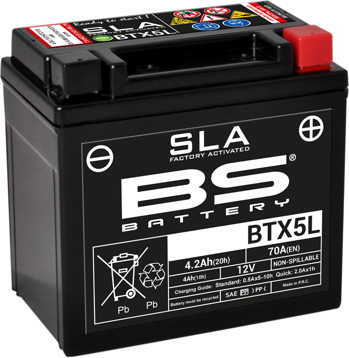 Batteri YTX5L-BS / BTX5L / BTZ6S