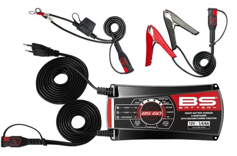 Batterilader BS60 12V 1/4/6A ATV, Moped & MC