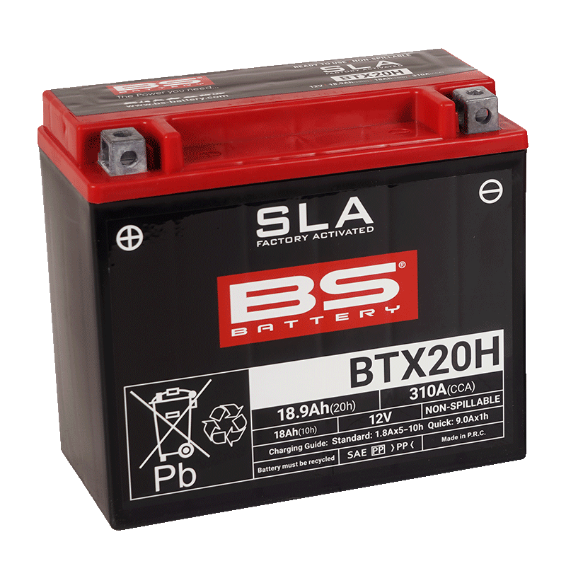 Bs Battery - BS ATV Batteri BTX20 SLA 12V (YTX20)