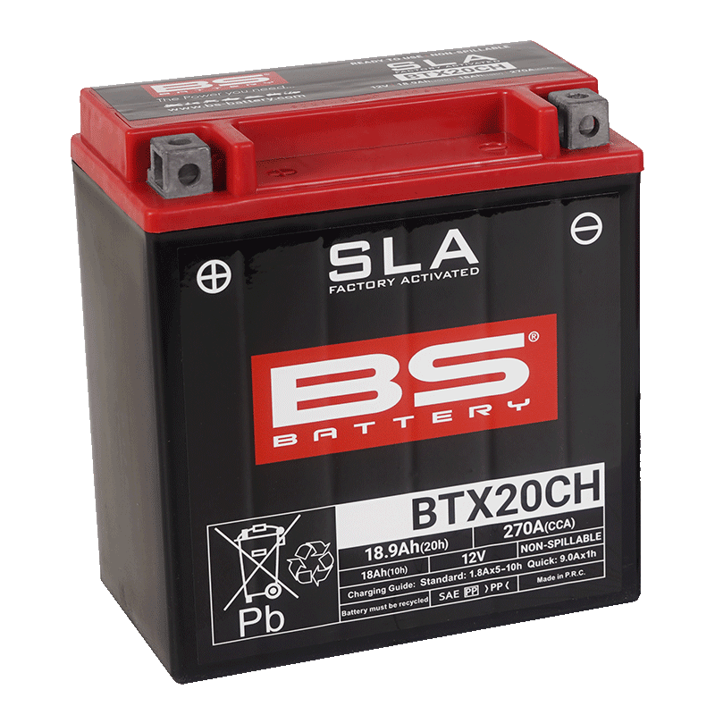 Bs Battery - BS ATV Batteri BTX20CH SLA 12V (YTX20CH)
