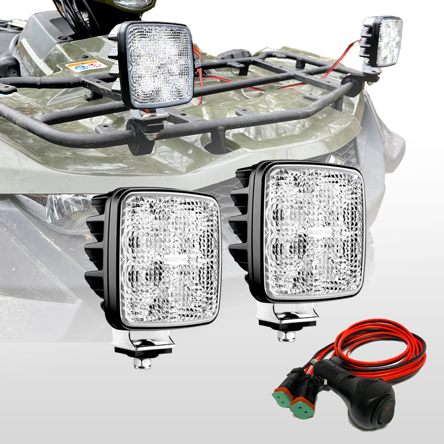 Led arbeidsbelysningssett (3200 lumen)