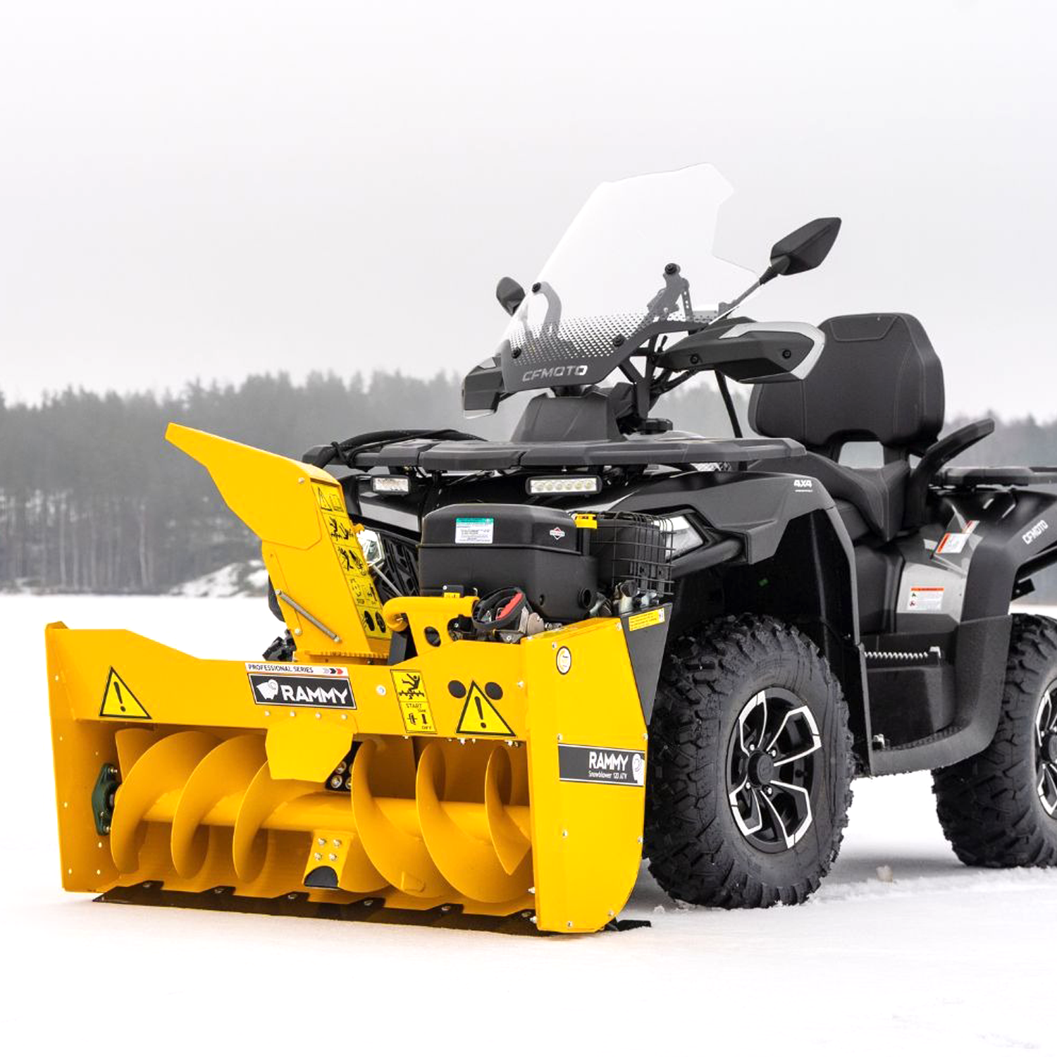 Rammy ATV snøfreser 120 PRO - Briggs & Stratton 2100 - Elektrisk start