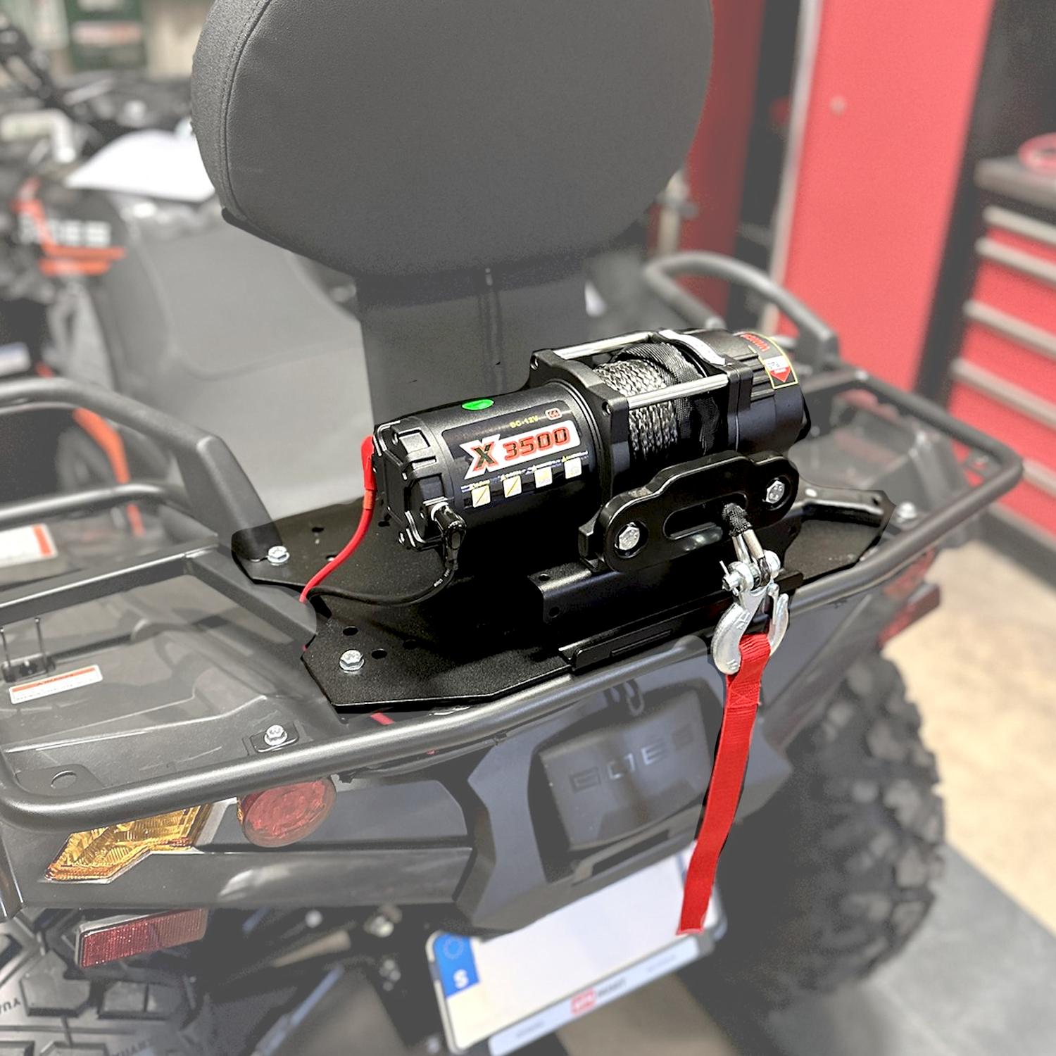 Roughworx - ATV-vinsch med snabbfäste - X 3500 S
