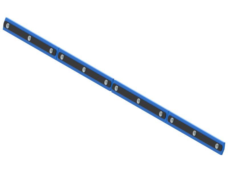 Iron Baltic (ib) - Slitstål Gummi Iron Baltic V-Plog GEN II 180cm
