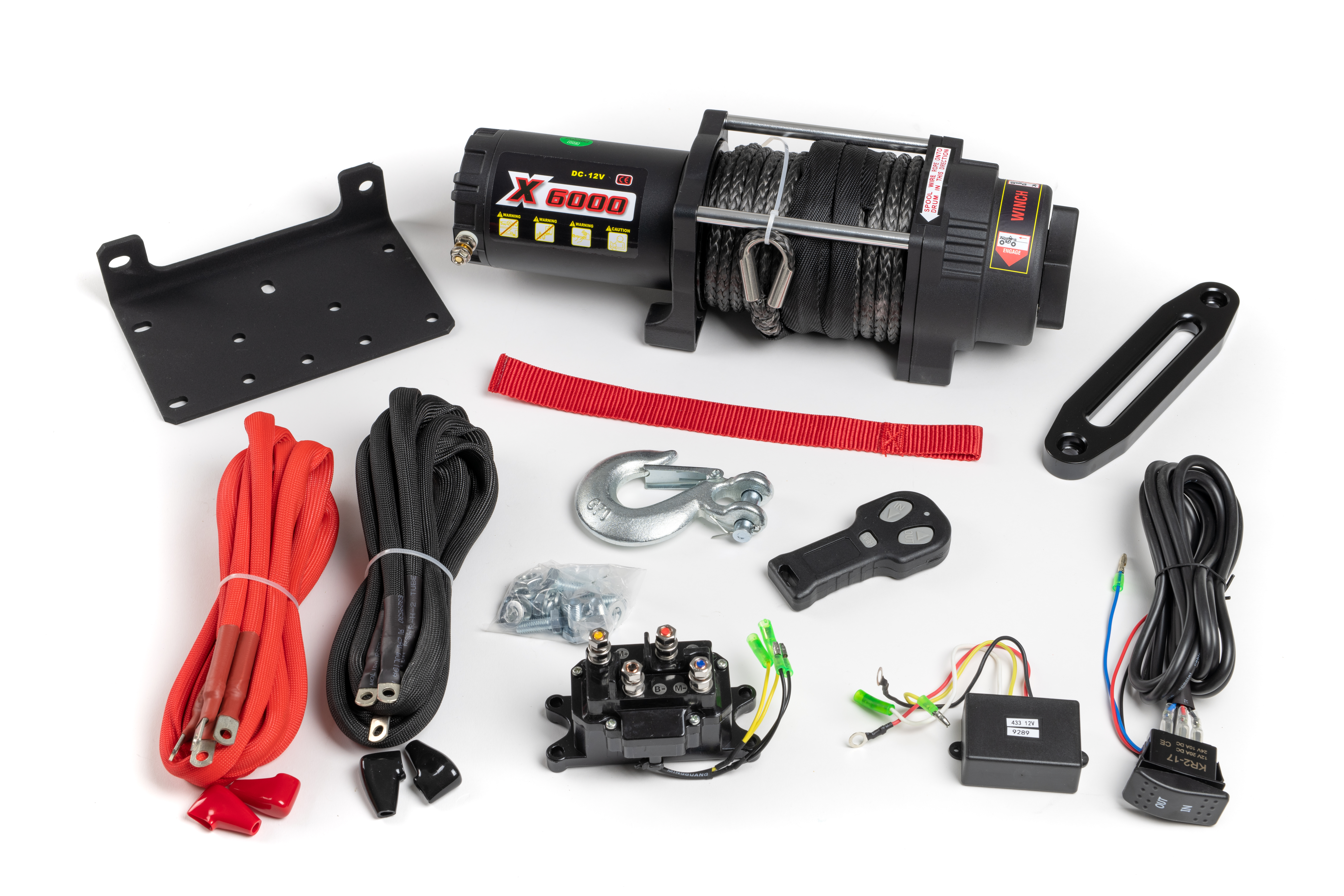 Roughworx - UTV Vinsch 12v 2722KG - 6000LBS Syntetlina