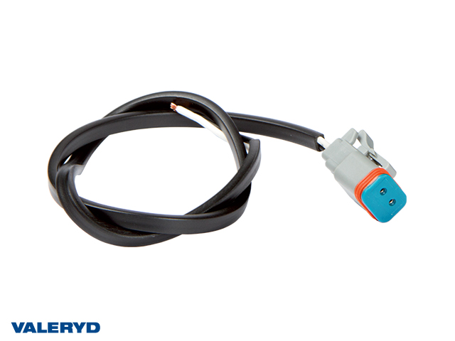Deutsche Stecker plugg med 2x0.75 , inkl 500mm Kabel