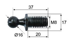 Kulebolt O16 L 37 M8
