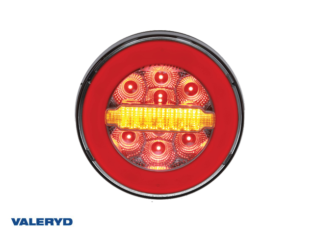 LED Baklys SCANDI-113 Hø/Ve Ø140x50,5mm med 5st ledare. Bajonettilslutning