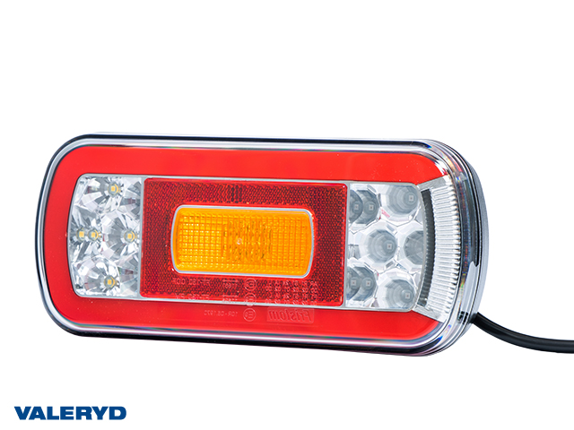 LED Baklys SCANDI-130 Ve 220x100x50,5mm 12-24V inkl 1m Kabel
