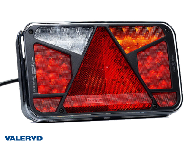 LED Baklampa SCANDI-370 Valeryd 12-36V, höger, 7-funktionell, bajonett 6-pol CAN