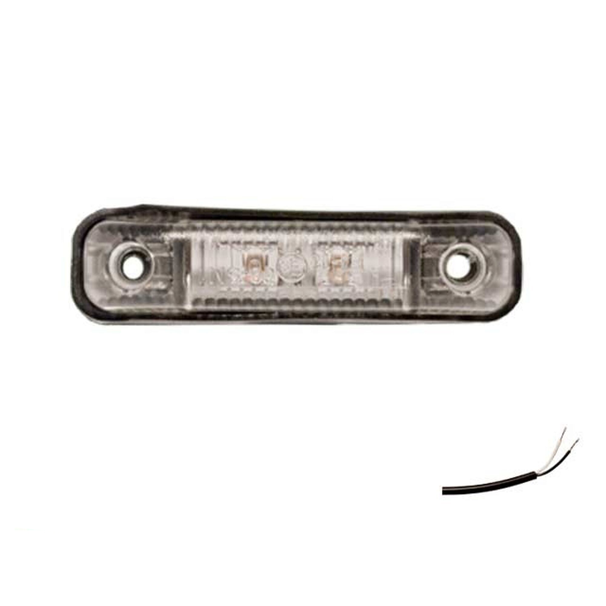 LED Positionsljus Valeryd 80x18x23 röd 12-30V inkl. 450 mm kabel