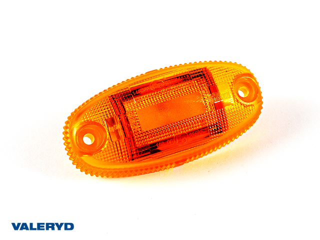 LED Sidemarkeringslykt Valeryd 73x35,6x18,6mm Gul 12-36V inkl. 150mm kabel