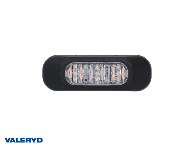 LED Varningsljus 12-36V 84,2x28,2x19mm Gul inkl. 0,25m Kabel