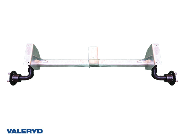 Släpvagnsaxel Obromsad 750 Kg 940/1330 4x100 U-profil
