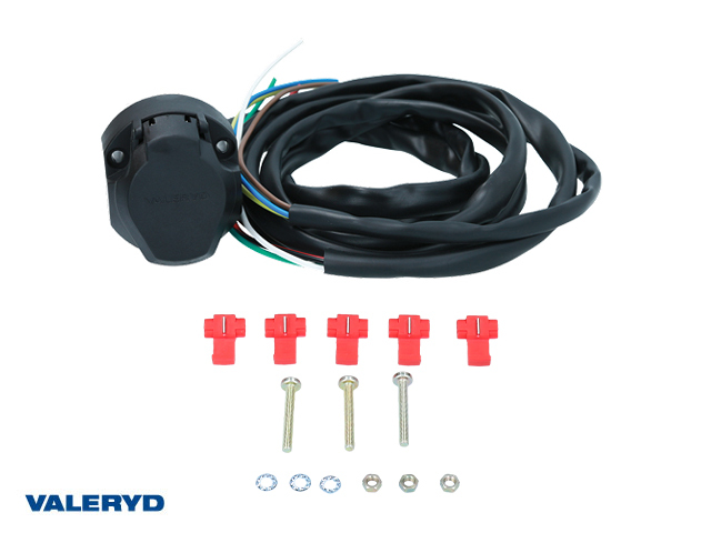 Stikkontakt 13-pins med kabel 1,5 m