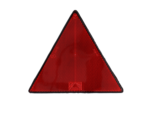 Triangelrefleks 156x136 rød selvheftende