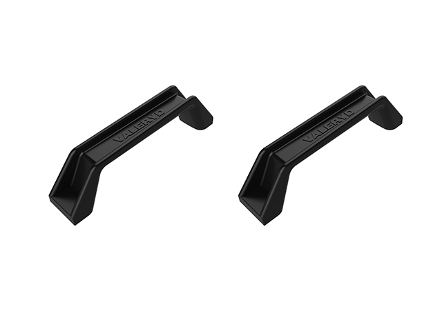 Handtag 180x35mm svart (2-pack)