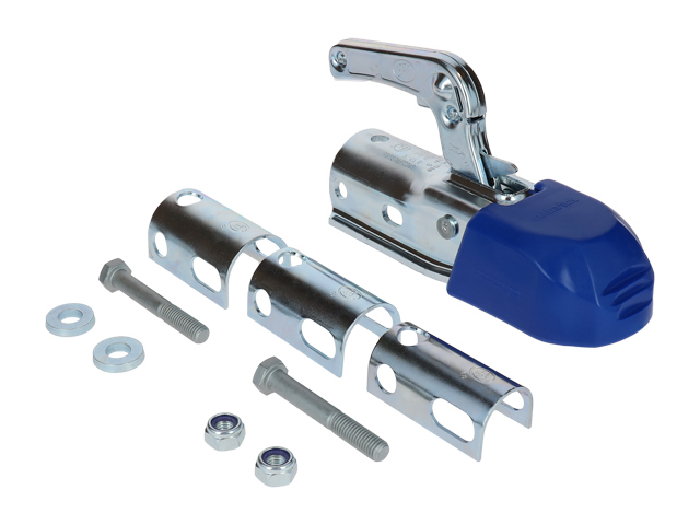 Kulekobling 1700 kg Uni Korset/horisontell hullbilde, Runt rør 35-40-45-50mm CC=