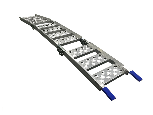 Lastramp aluminium 1985x305mm, vikbar: 715x305mm, 270 kg