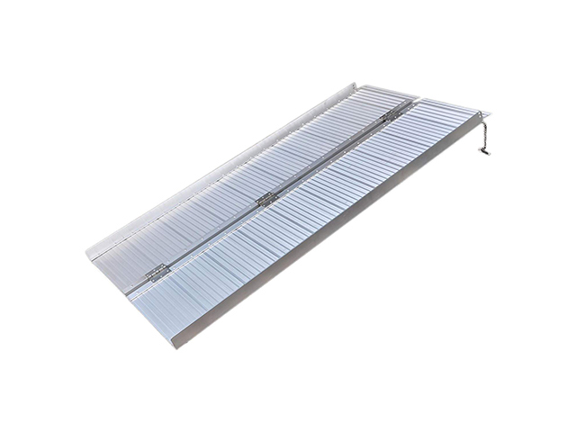 Lastramp aluminium 920x720x50mm, vikbar: 920x360x80mm, 270 kg