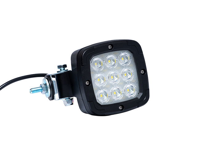 LED Arbeidsbelysning sort dekke 650Lm, skruefeste